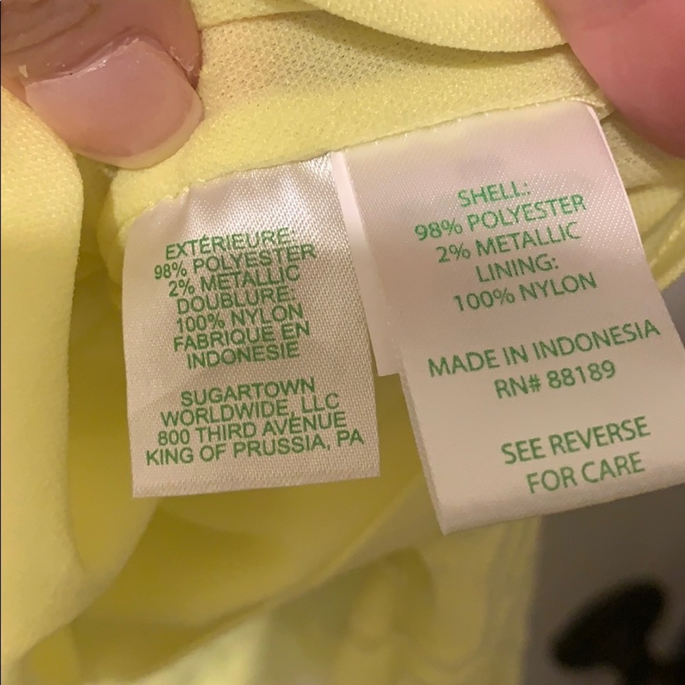 Lilly Pulitzer Yellow Stretch Shift - image 4
